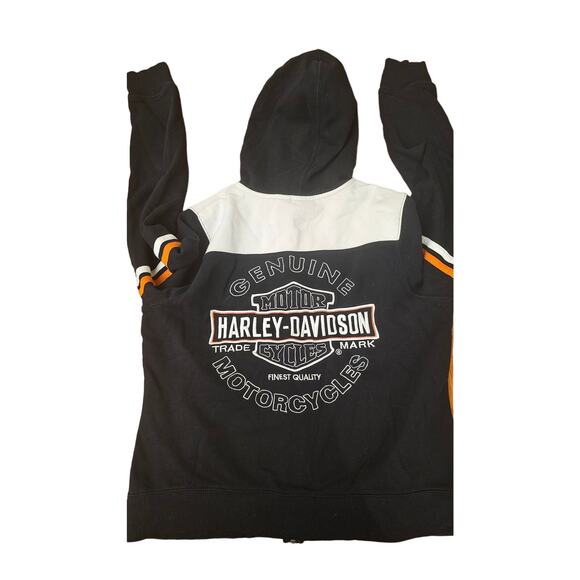Harley Davidson - “Inspected & Approved” - Ladies Hoodie - Zipper/Pockets- XL - Picture 1 of 3